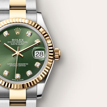 Rolex Datejust 31 Oyster, 31 mm, Oystersteel and yellow gold
