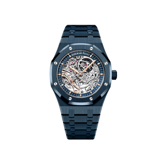 Audemars Piguet Royal Oak 15416CD.OO.1225CD.01 Double Balance Wheel Openworked Bleu Nuit Nuage 50 Blue Ceramic
