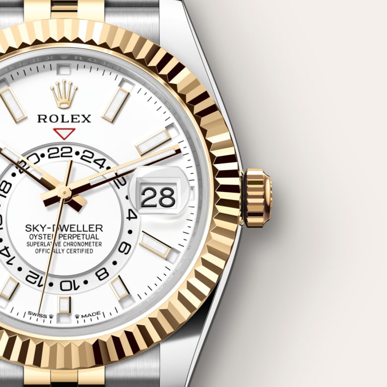 Rolex Sky-Dweller Oyster, 42 mm, Oystersteel and yellow gold