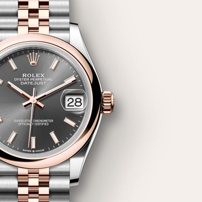 Rolex Datejust 31 Oyster, 31 mm, Oystersteel and Everose gold