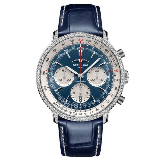 Breitling Navitimer Blue Leather