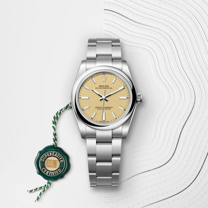 Rolex Oyster Perpetual 34 Oyster, 34 mm, Oystersteel