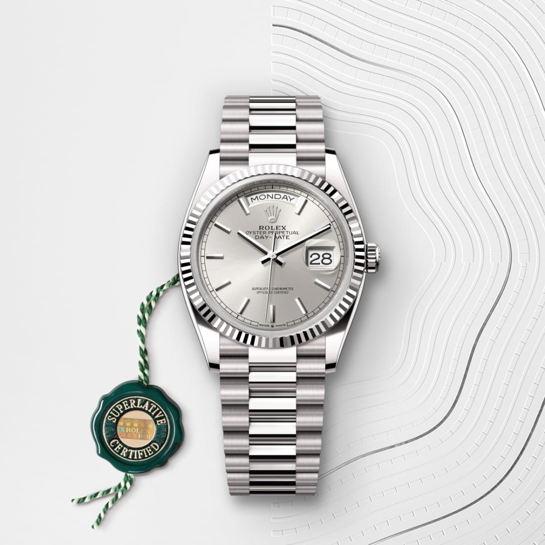 Rolex Day-Date 36 Oyster, 36 mm, white gold