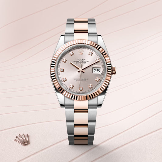 Rolex Datejust 41 Oyster, 41 mm, Oystersteel and Everose gold