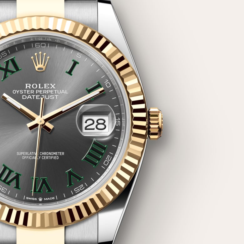 Rolex Datejust 41 Oyster, 41 mm, Oystersteel and yellow gold