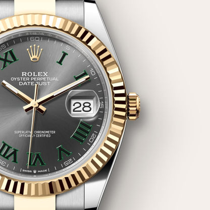 Rolex Datejust 41 Oyster, 41 mm, Oystersteel and yellow gold