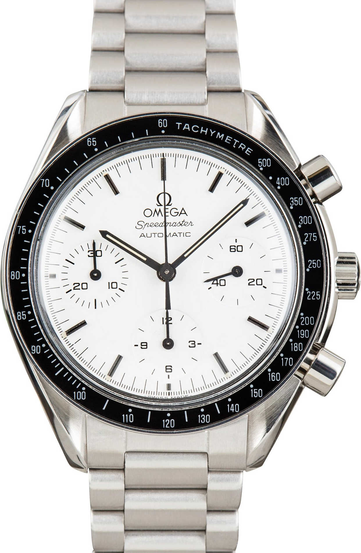 Omega Speedmaster Reduced Albino White Dial