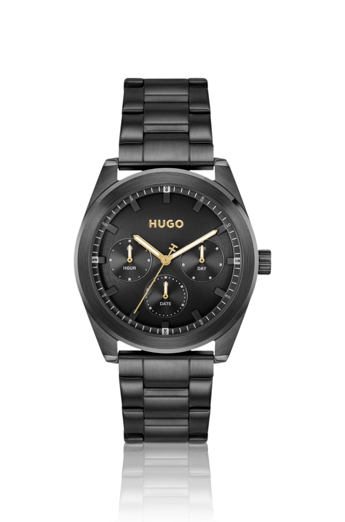 Hugo Boss Black-plated watch with tonal dial