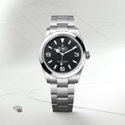 Rolex Explorer 40 Oyster, 40 mm, Oystersteel