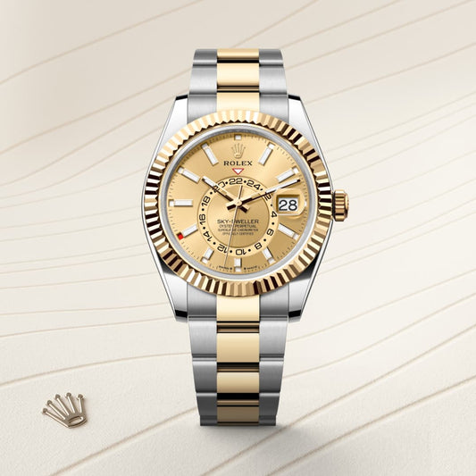 Rolex Sky-Dweller Oyster, 42 mm, Oystersteel and yellow gold