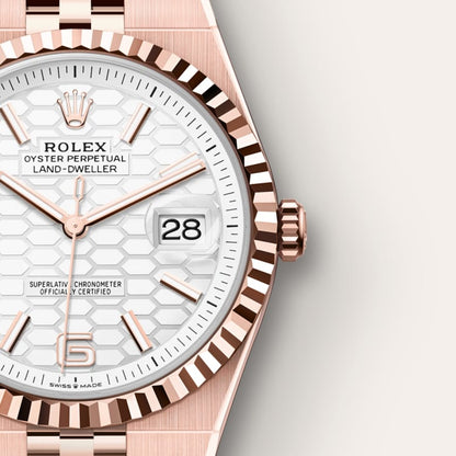 Rolex Land-Dweller 40 Oyster, 40 mm, Everose gold